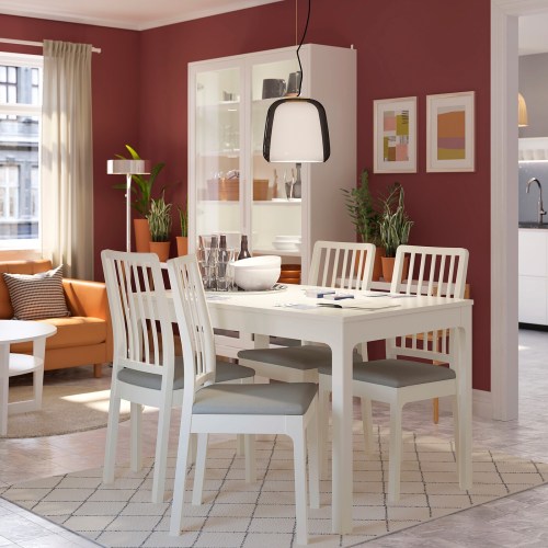 Ikea extendable sale dining table white